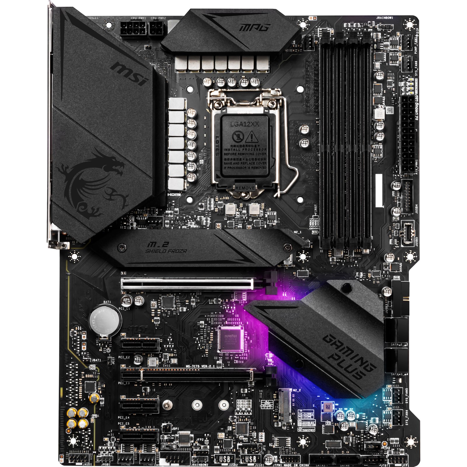 MSI MPG Z490 GAMING PLUS Intel 10/11th Gen Socket 1200 Motherboard